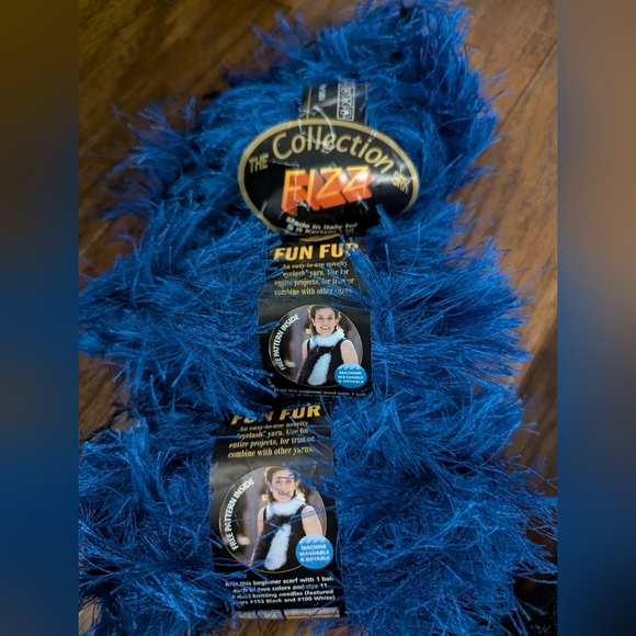 Eyelash Yarn Lot - Purple, Blue, Black, Tan, Multi Color 9 Skiens 465g - Picture 11 of 15